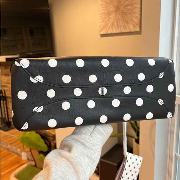Kate Spade Bleeker Sunshine Dot Large Polka Dot Tote with Matching Wristlet - Picture 6 of 6